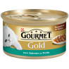 GOURMET GOLD Bocaditos en Salsa con Salmón y Pollo