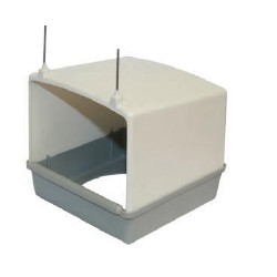 Porta Nido Exterior Plastico sin Puerta