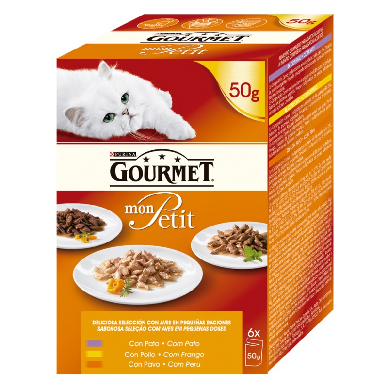 GOURMET MON PETIT Selección de Aves (Pollo, Pato y Pavo)