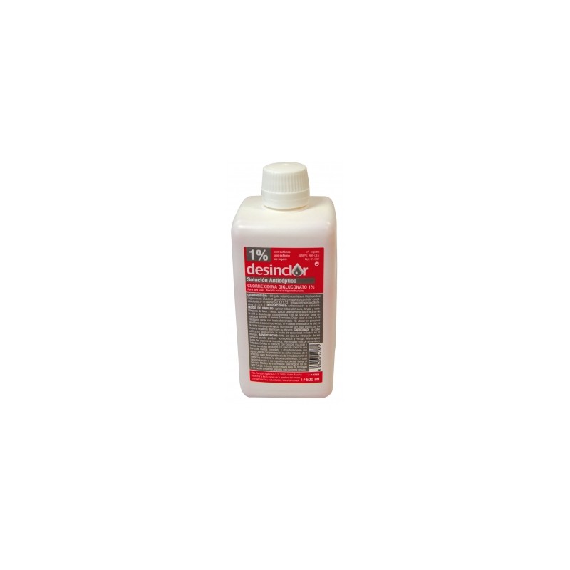 DESINCLOR CLORHEXIDINA SOLUCION 1% 500 ML