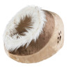 Cueva Suave Minou, 35 x 26 x 41 cm, Beige-Marrón
