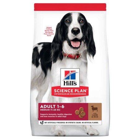 Hills SP Canine Adult Advance Fitness Razas Medianas Cordero y Arroz 14 kgs