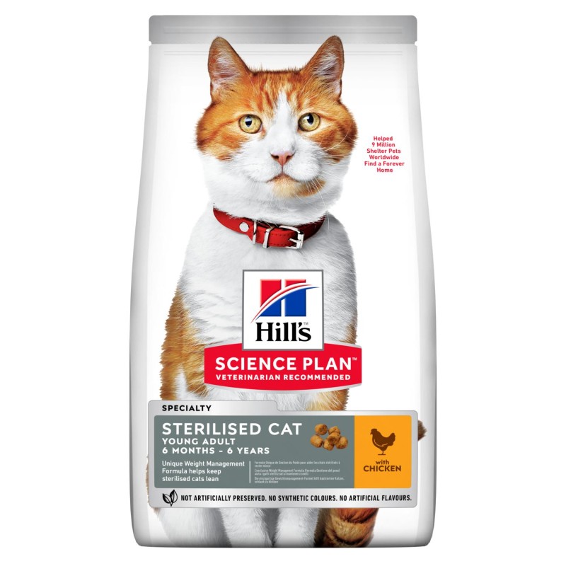 Hills SP Feline Young Adult Sterilised Cat Pollo Hills SP Feline Young Adult Sterilised Cat Pollo